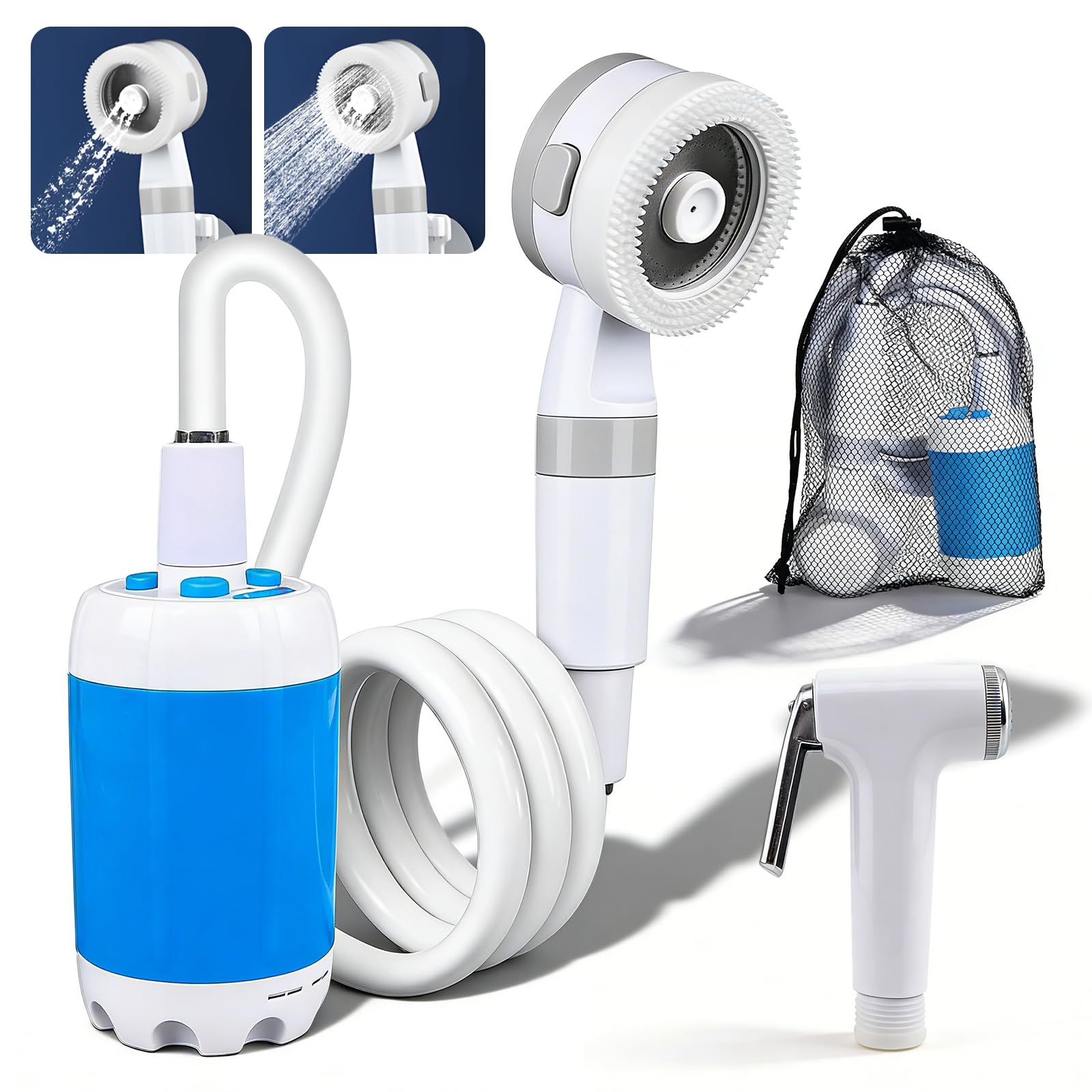 douche camping portable pompe