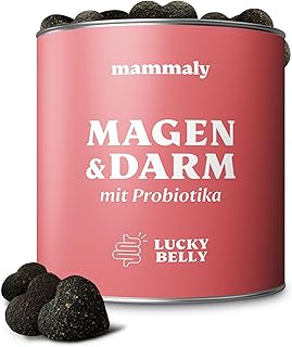 9-in-1 Probiotika-Komplex für Deinen Hund - Lucky Belly 110 Snacks (325g) von mammaly - Gras und Kotfresser Drops fördern die Darmregulierung und Verdauung - Verdauungssnacks für Hunde mit Vitamin E product image