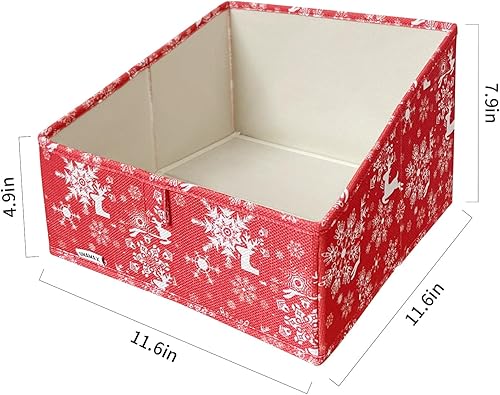 Miniatura 2 de UNAMAX Paquete de 3 contenedores de almacenamiento para armario, caja de almacenamiento grande trapezoidal, cestas de tela plegables para organizar