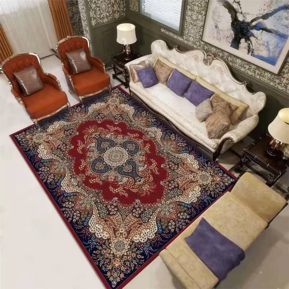 Tapis enfant doux aux motifs géométriques pour coin jeu et salon