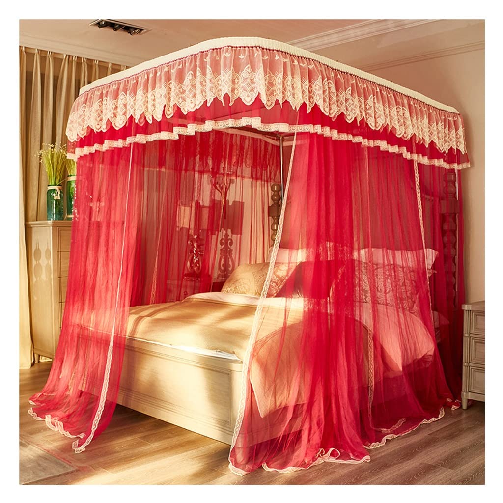 Moustiquaire princesse en U OKUOKA 180x200cm avec lit occultant