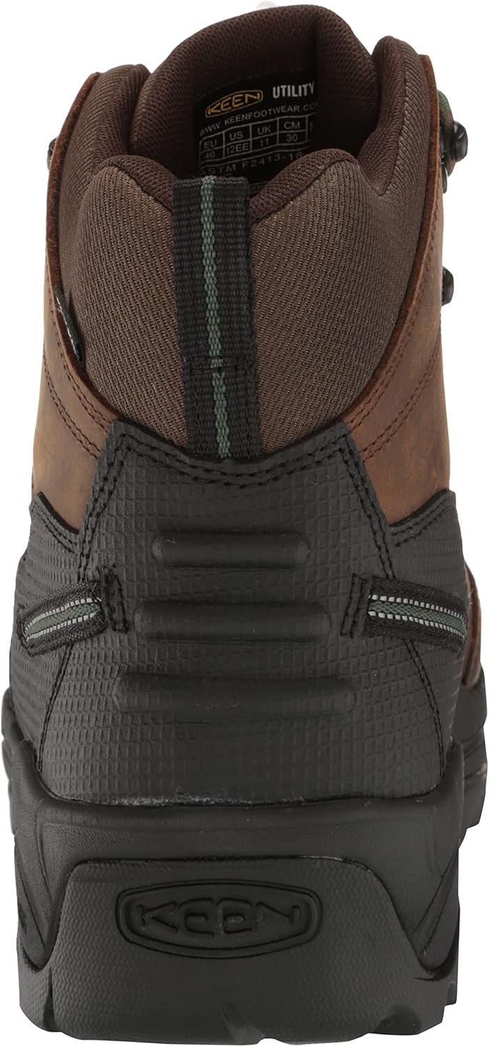 KEEN Utility mens Pittsburg Energy 6" Composite Toe Waterproof Industrial Work Boots - Image 3