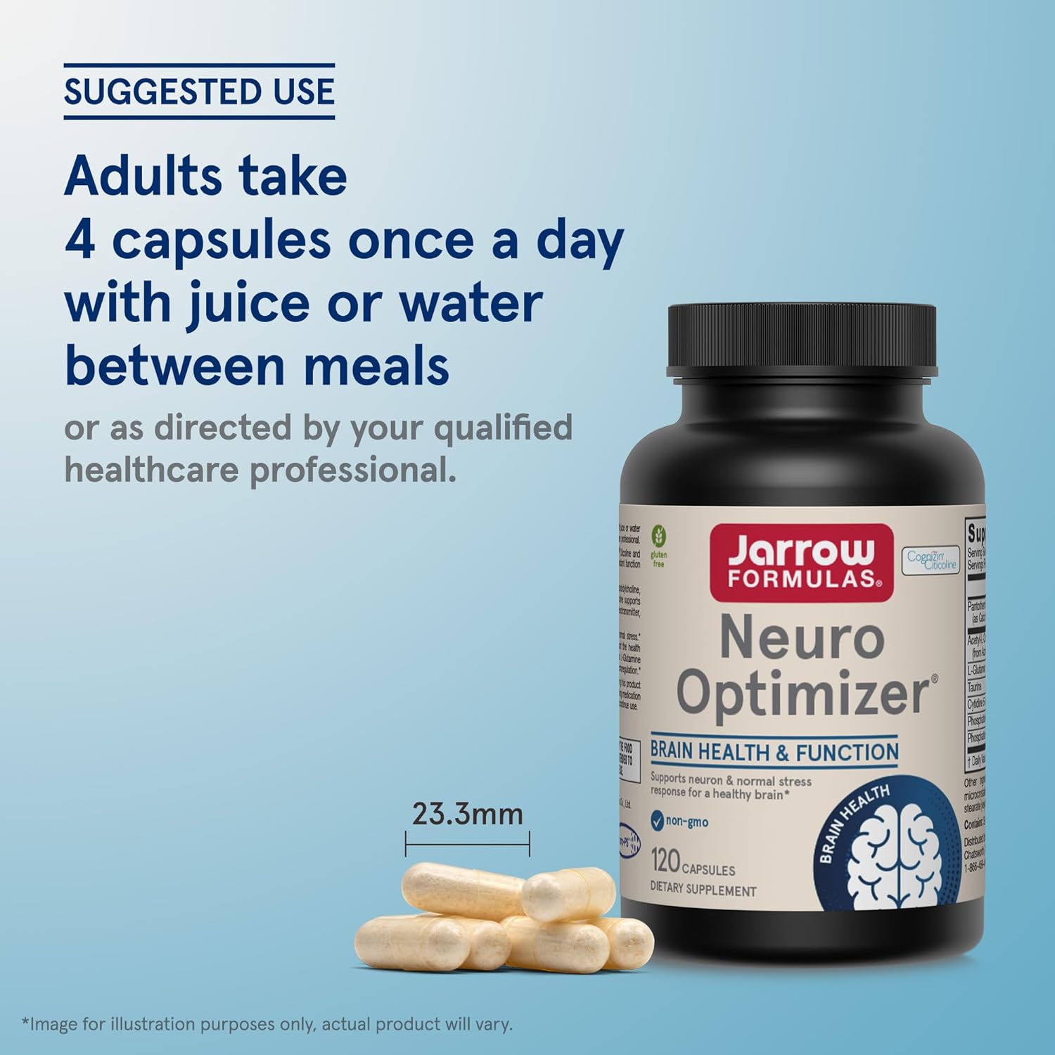 Jarrow Formulas Neuro Optimizer 120 Capsules, 30 Day Supply