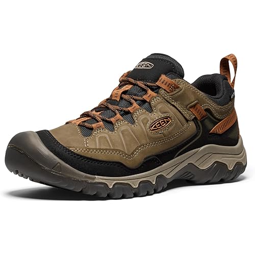 KEEN Men's Targhee 4 Low Height Durable Comfortable Waterproof Hiking Shoes