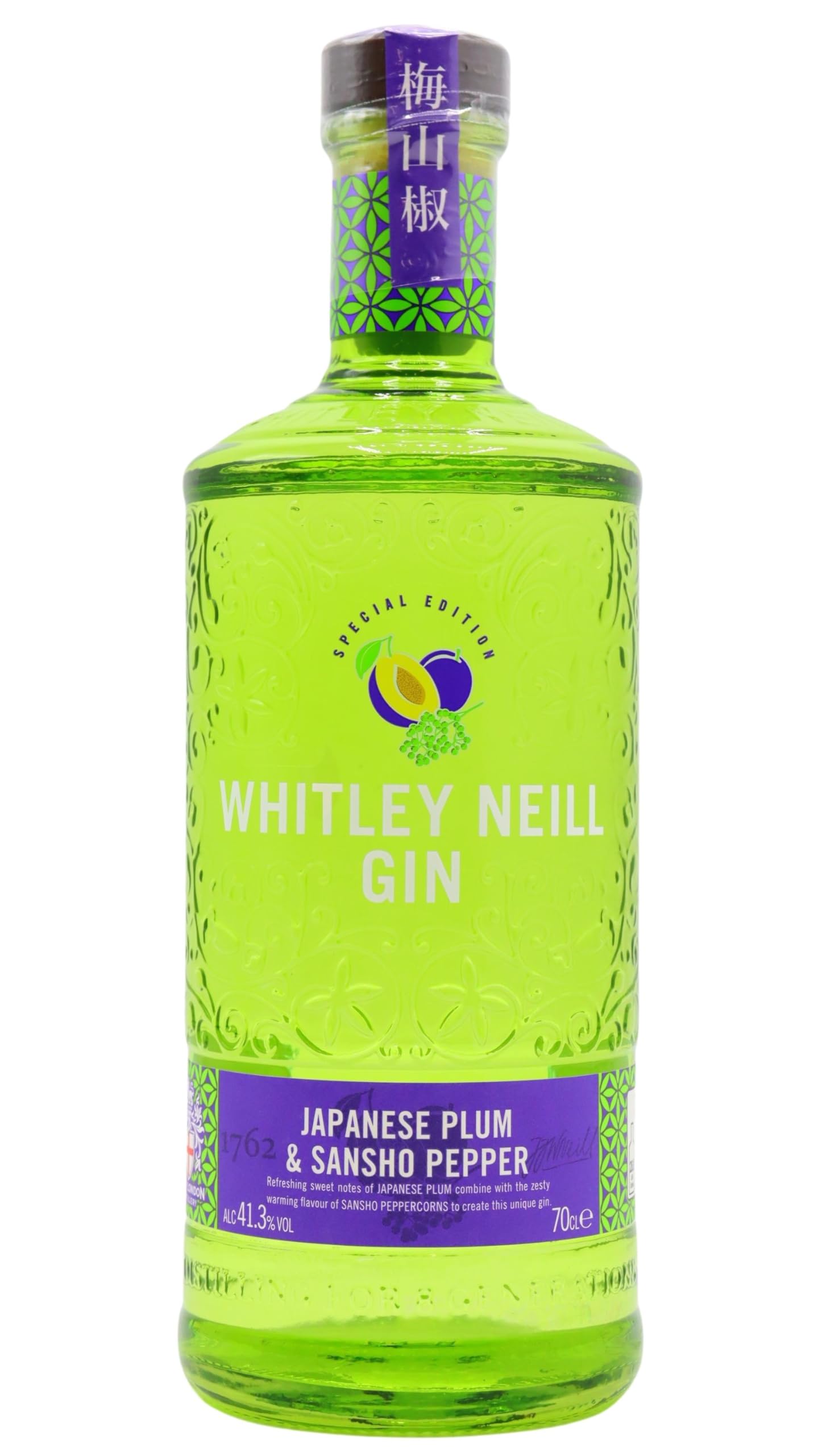 Whitley Neill Japanese Plum & Sansho Pepper Gin 70cl