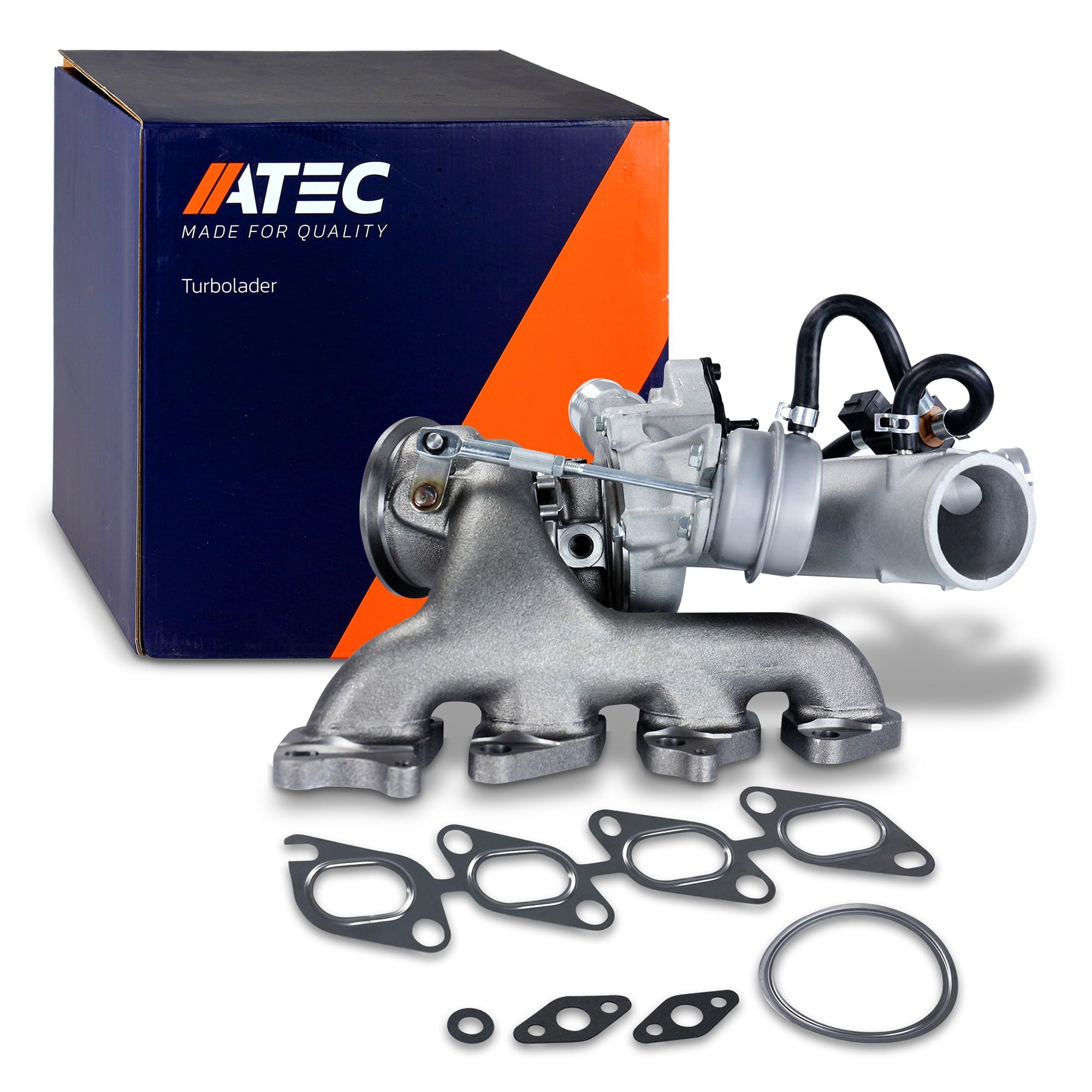 ATEC Germany 1x Turbocompressore Turbocompressore a gas di scarico, | Compatibile con: CHEVROLET CRUZE, CRUZE Schrägheck, CRUZE Station Wagon, ORLANDO, TRAX, OPEL ADAM, ASTRA J, ASTRA J Caravan