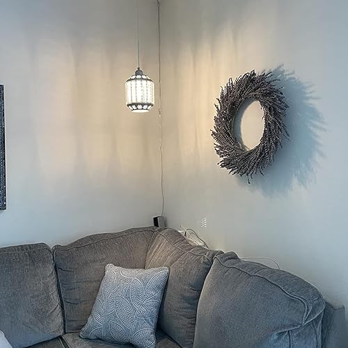 Miniatura 4 de YLONG-ZS Lámparas colgantes con luces colgantes enchufables de 16.4 pies, luz colgante regulable para isla de cocina, comedor, dormitorio, sala de