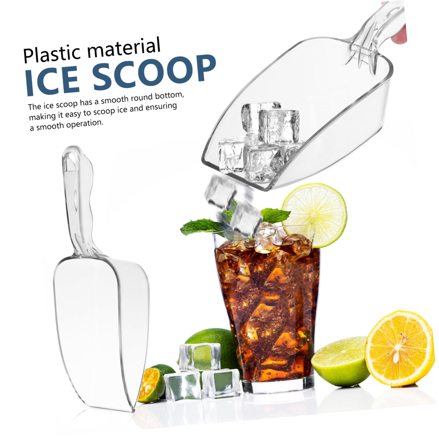 Amosfun 10 Stk Eislöffel Süßigkeiten Kugeln Küchenschaufel Werkzeug Eisschaufeln Für Die Bar Eisschaufel Für Eismaschine Food-scooper Küchenschaufeln Salzschaufel Plastik Wiederverwendbar