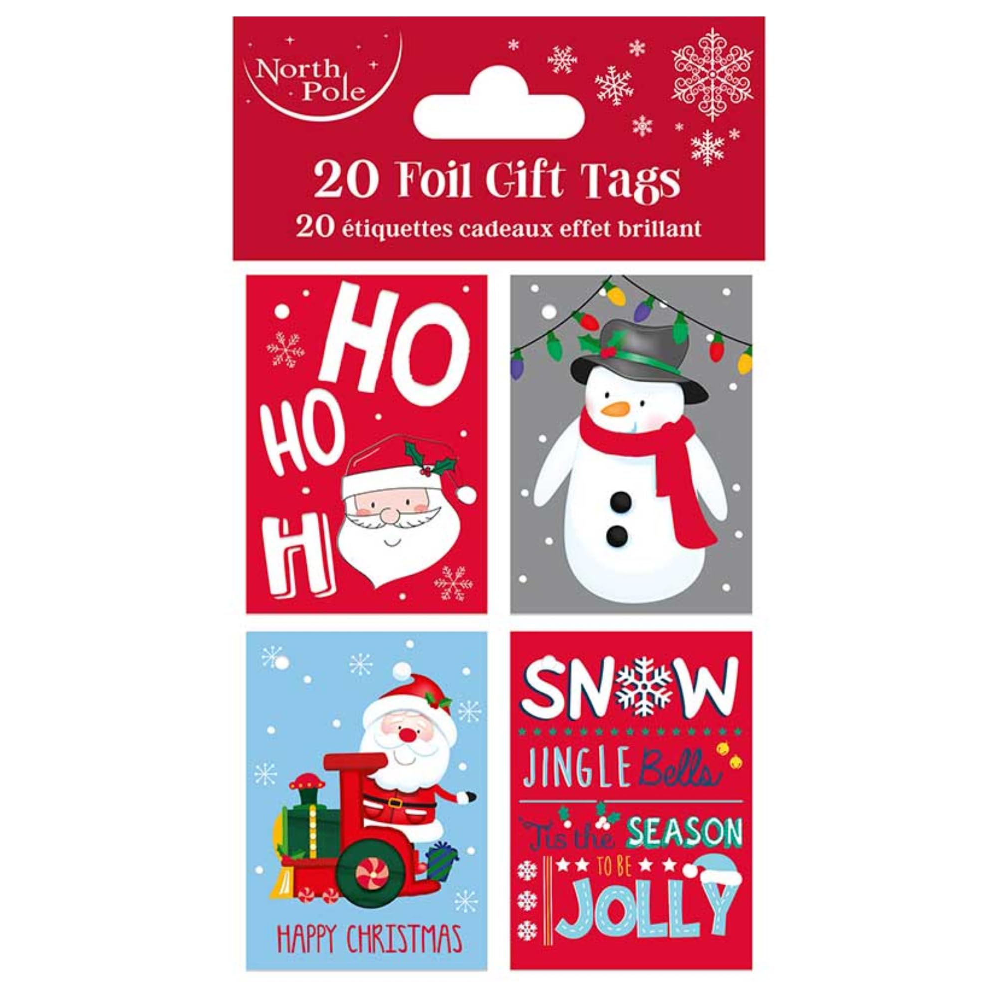 Cute Christmas Sticky Labels 20 Pcs - Christmas Presents Sticker Gift Tags - Cute Xmas Writable Name Stickers for Gift Wrapping on New Year, Eve, Weeding, Thanksgiving