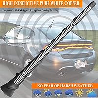 Vista 6 de Antena de goma flexible para Dodge - 8 pulgadas, modelos Journey 2010-2020