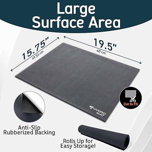 Miniatura 4 de Tapete de secado de platos para múltiples usos, fácil de limpiar, tapete antideslizante para encimera de cocina, fregadero, refrigerador o forro de