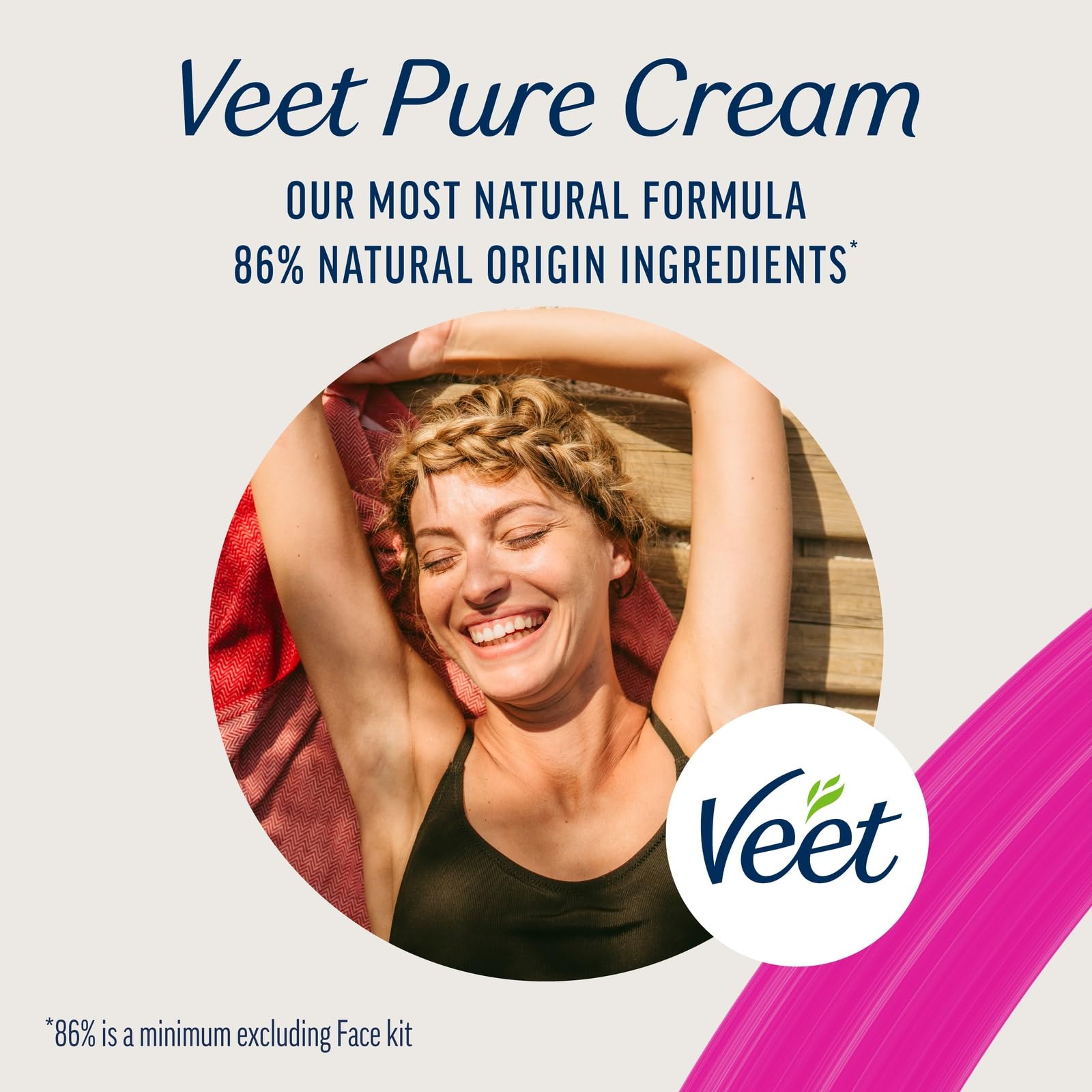 Veet Pure Sensitive Hair Removal Cream 200 ml - Leg Depilatory for Smooth, Exfoliated, and Hydrated Results with Shea Butter — view 6