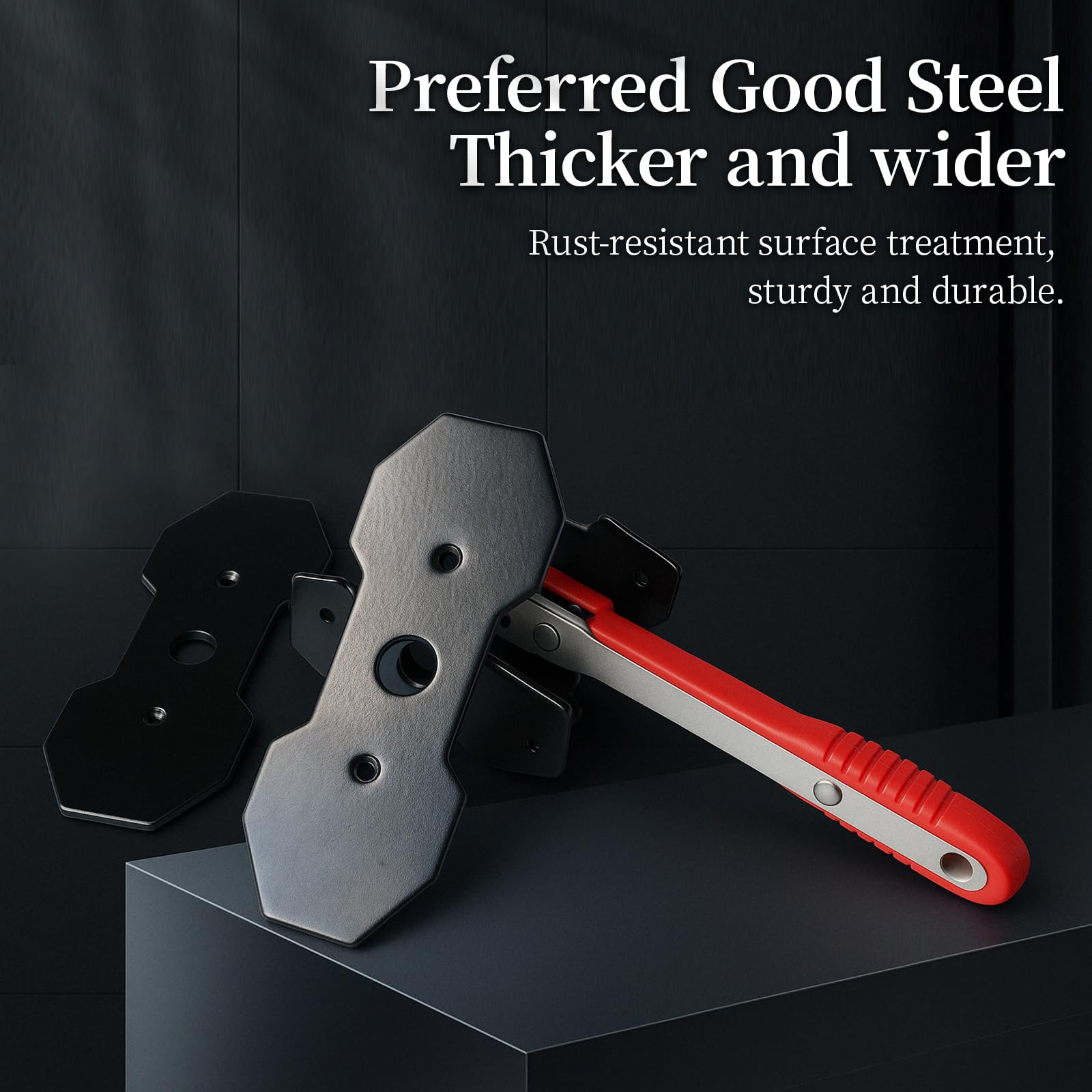 Brake Caliper Compression Tool Caliper Piston Compressor Tool With Additional 2 pcs Large Steel Plate and 2 Hooks — view 9