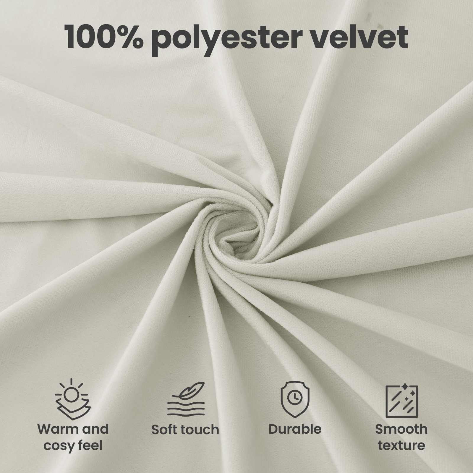 vidaXL Sofá Amoroso con Botones Acolchados Crema 111 x 65 x 79 cm