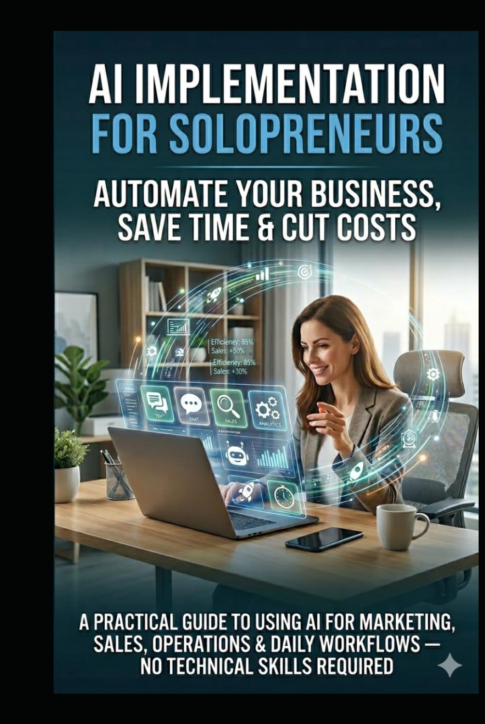 AI Implementation Tools for Solopreneurs to Automate your Business to Save Time and Cut Costs: A Practical Guide to Using AI for Marketing, Sales, ... (AI for Solopreneurs & Entrepreneurs Series)