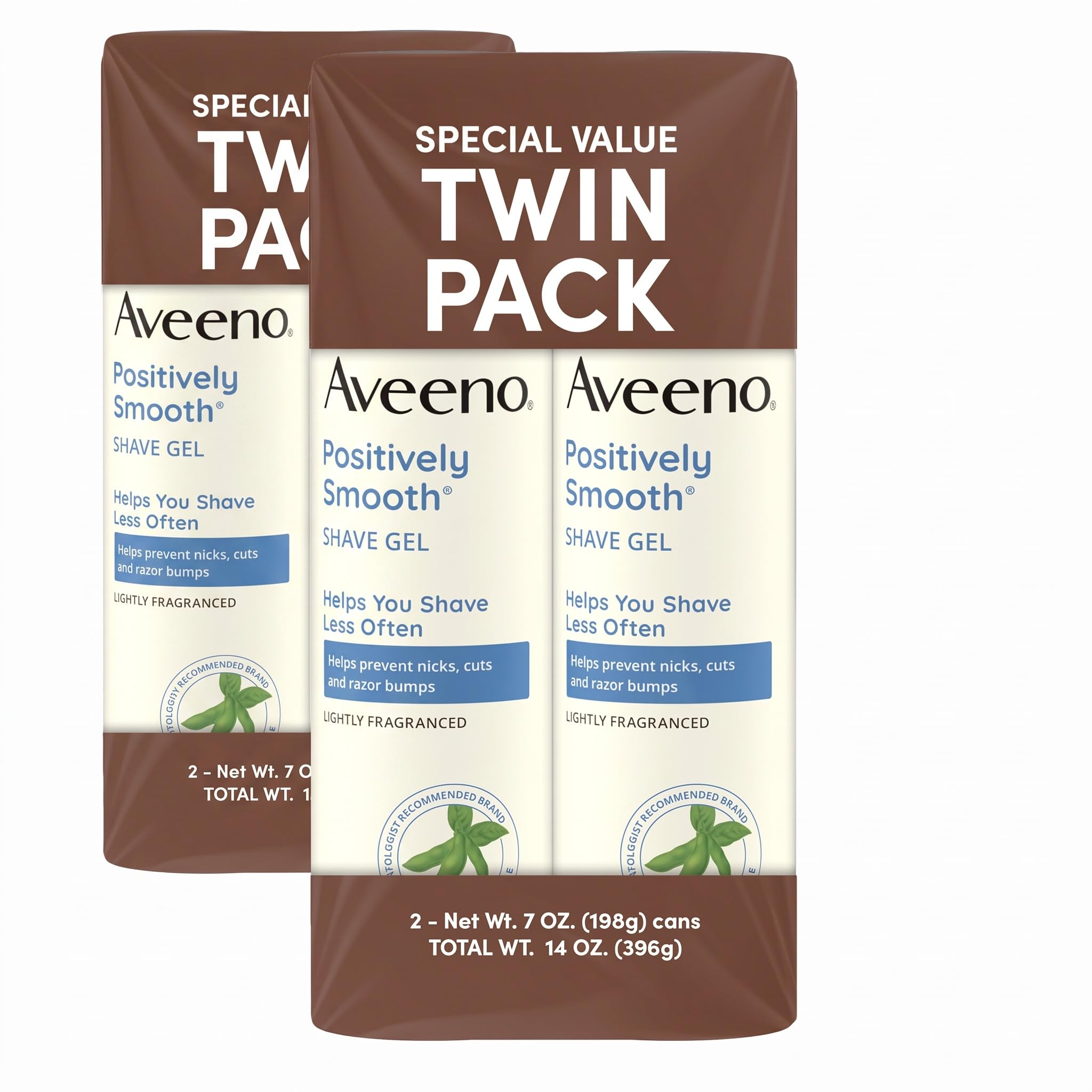 Aveeno Shave Gel Twin Pack - Smooth Shave -8