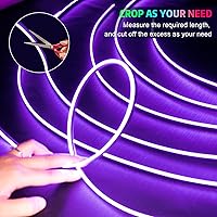 Vista 2 de Luces acrílicas para interior de automóvil, tira de luz LED AMKI para automóvil con control de aplicación y subcontrol, accesorios de automóvil, kit