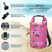 Vista 61 de OMGear - Bolsa seca impermeable y bolsa para teléfono, bolsa flotante de 40L/30L/20L/10L/5L para kayak, navegación, actividades al aire libre