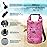 OMGear Waterproof Dry Bag Camping Gear Must Haves Dry Sack With Phone Pouch 40L/30L/20L/10L/5L Essentials for Kayaking Beach Boating River Paddling (Pink Fish,2L)