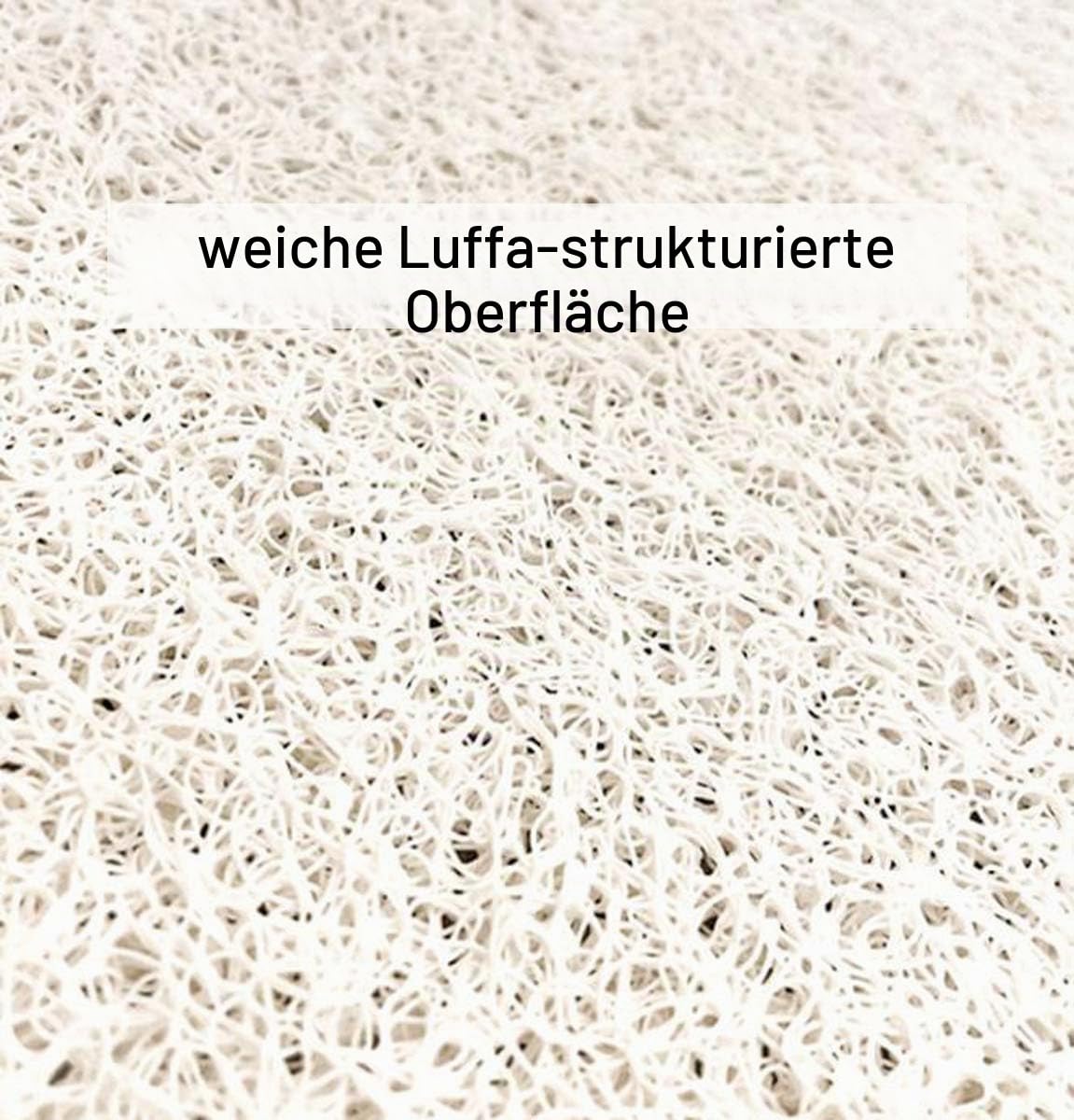 Duschmatte, 80 x 120 cm, groß, Anti-Schimmel, PVC, Luffa-Badematte für Badezimmer, Nassbereich, Badewanne, rutschfeste Luffa-Innen-Duschbodenmatten, schnell trocknend