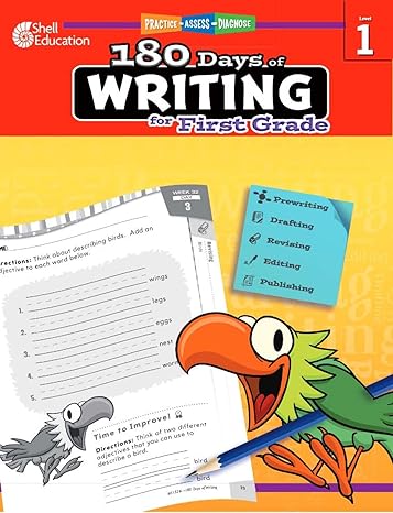 180 Days of Writing for First Grade: Practice, Assess, Diagnose (180 Days of Practice)-Wow! eBook