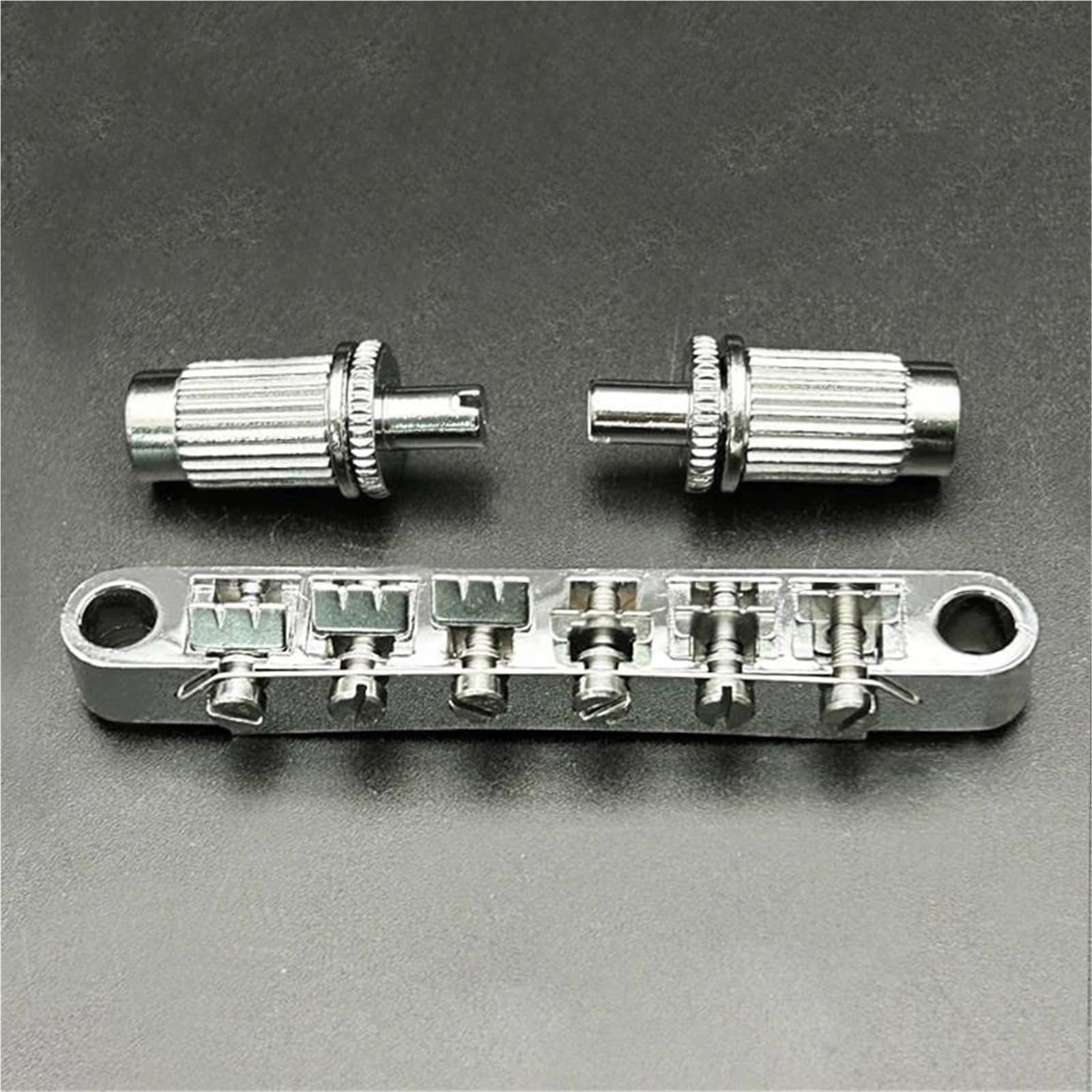 Un set di ponti a 12 corde per chitarre elettriche LP Cromati Ponte Chitarra Acustica Generico