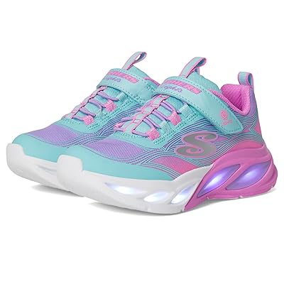 SKECHERS KIDS Cosmic Glow 303712L (Little Kid/Big Kid) Girls Shoes Turquoise/Multi