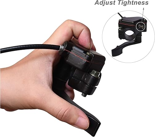 Miniatura 7 de Cable acelerador de puño de 7/8'' 22mm, conjunto de mango acelerador para ATV Quad Go Kart TaoTao Pit Bike de 50cc 70cc 90cc 110cc 125cc 250cc
