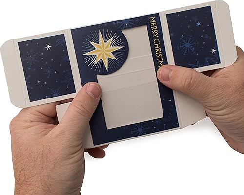 Miniatura 6 de DUNEROLLER Estrella de Navidad, Natividad, Cajas de regalo en efectivo de Navidad para regalar dinero