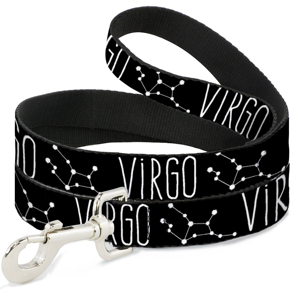 Laisse pour animal domestique Buckle Down blanche et noire pour la ville