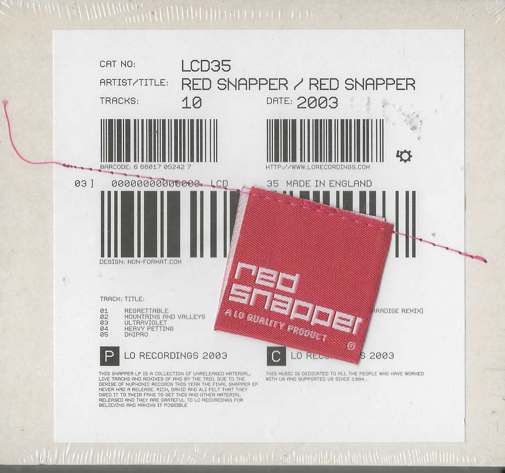 Red Snapper [Audio CD]
