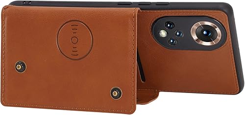 Miniatura 2 de Funda para Huawei Nova 9 con ranura para tarjeta Honor 50 NTH-AN00 NTH-NX9/nova 9 4G NAM-AL00 NAM-LX9 NAM-LX9 NAM-L09 NAM-L29 - Funda marrón