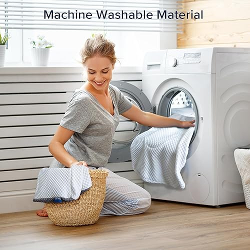 Miniatura 5 de Funda de almohada para almohada cervical Loucima gris