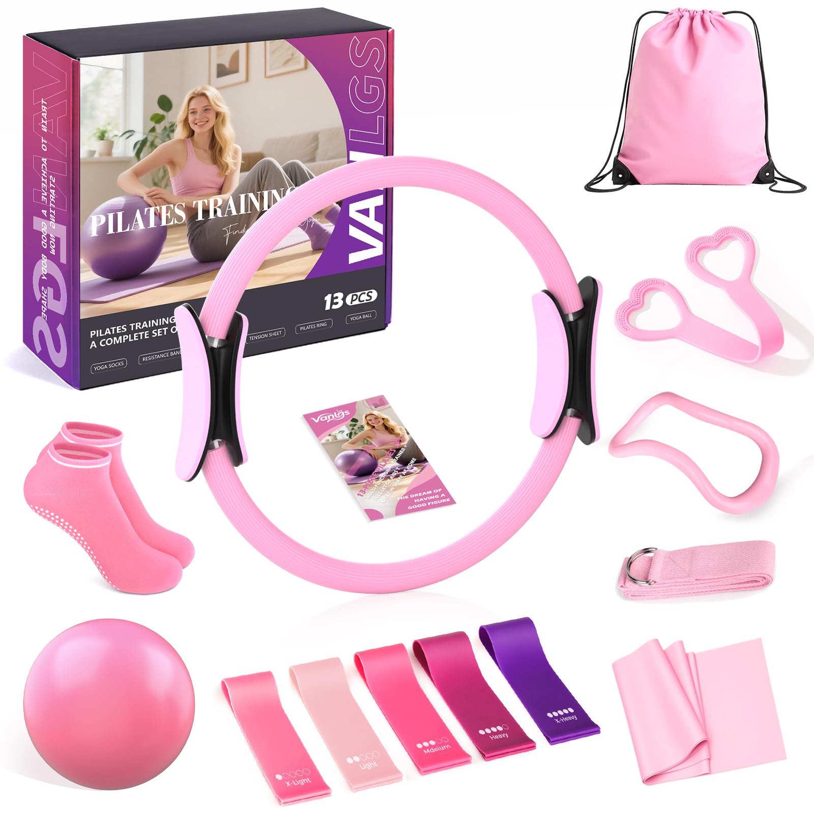 Save 33% on 13-Piece Pilates Kit for Women - Image 1