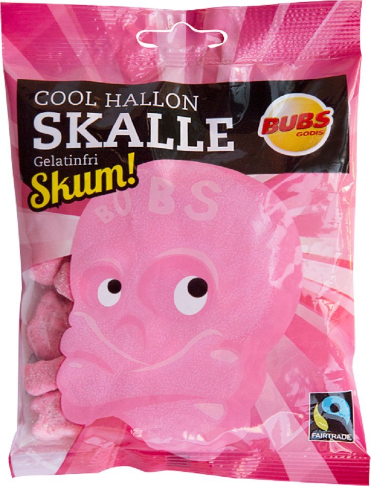 Bubs Skull Cool Raspberry Lukrecja 2 Pakiet of 90g
