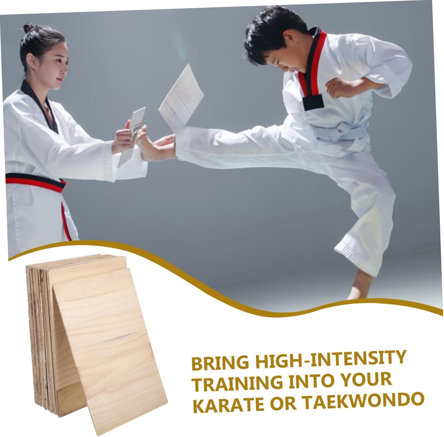 20Pcs Wooden Karate Boards Portable Breaking Boards for Taekwondo Practice Punching Boards for Martial Arts Training for Professionals