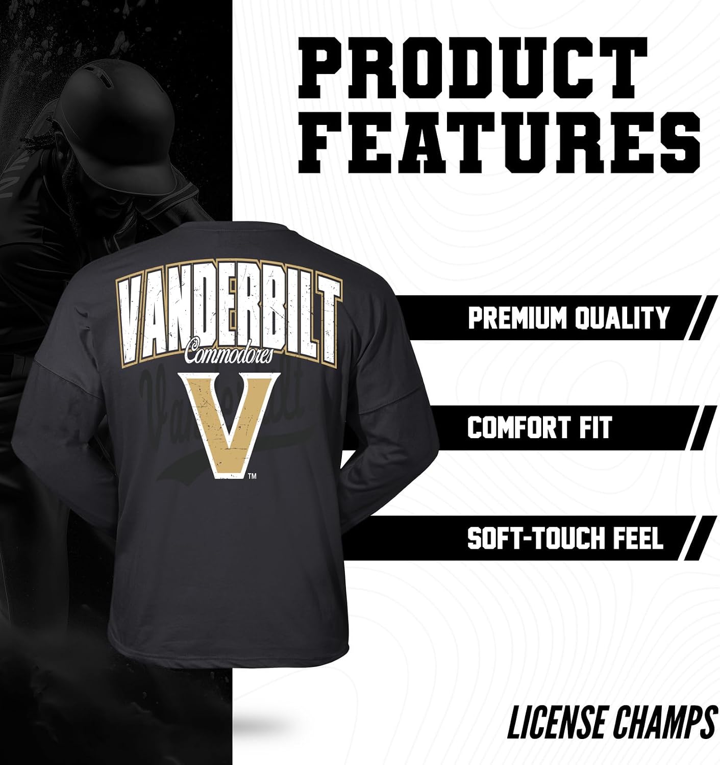 Rally Jersey | Official NCAA University Spirit Merch | Oversized Fan Jersey Shirt for Game Day