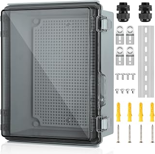 IP67 Clear Outdoor DIN Rail Enclosure
