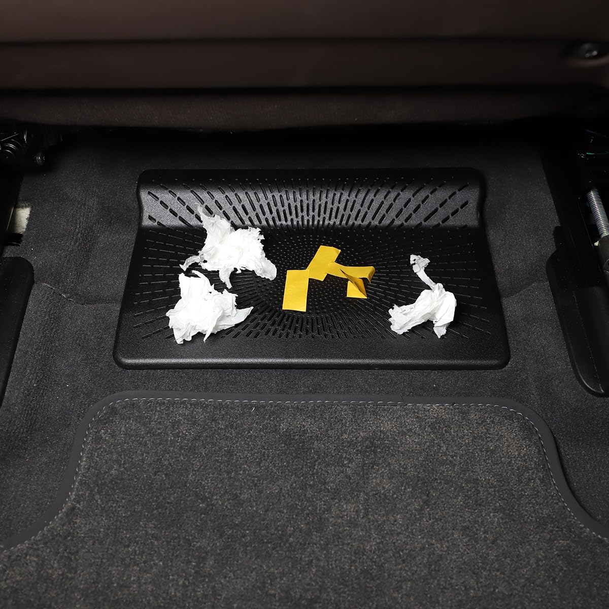Under Seat Vent Cover Compatible with Mercedes Benz GLE350 W167 400d 450 GLE C167 53 63 S AMG GLS450 X167 580 Backseat Air Vent Cover Grilles Protector ABS Car Air Vent Accessories (Black)
