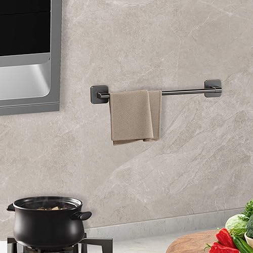 Miniatura 4 de Toallero para baño, soporte para toallas de cocina, soporte de pared, soporte para toallas de baño, inodoro, toallero para puertas de gabinete de