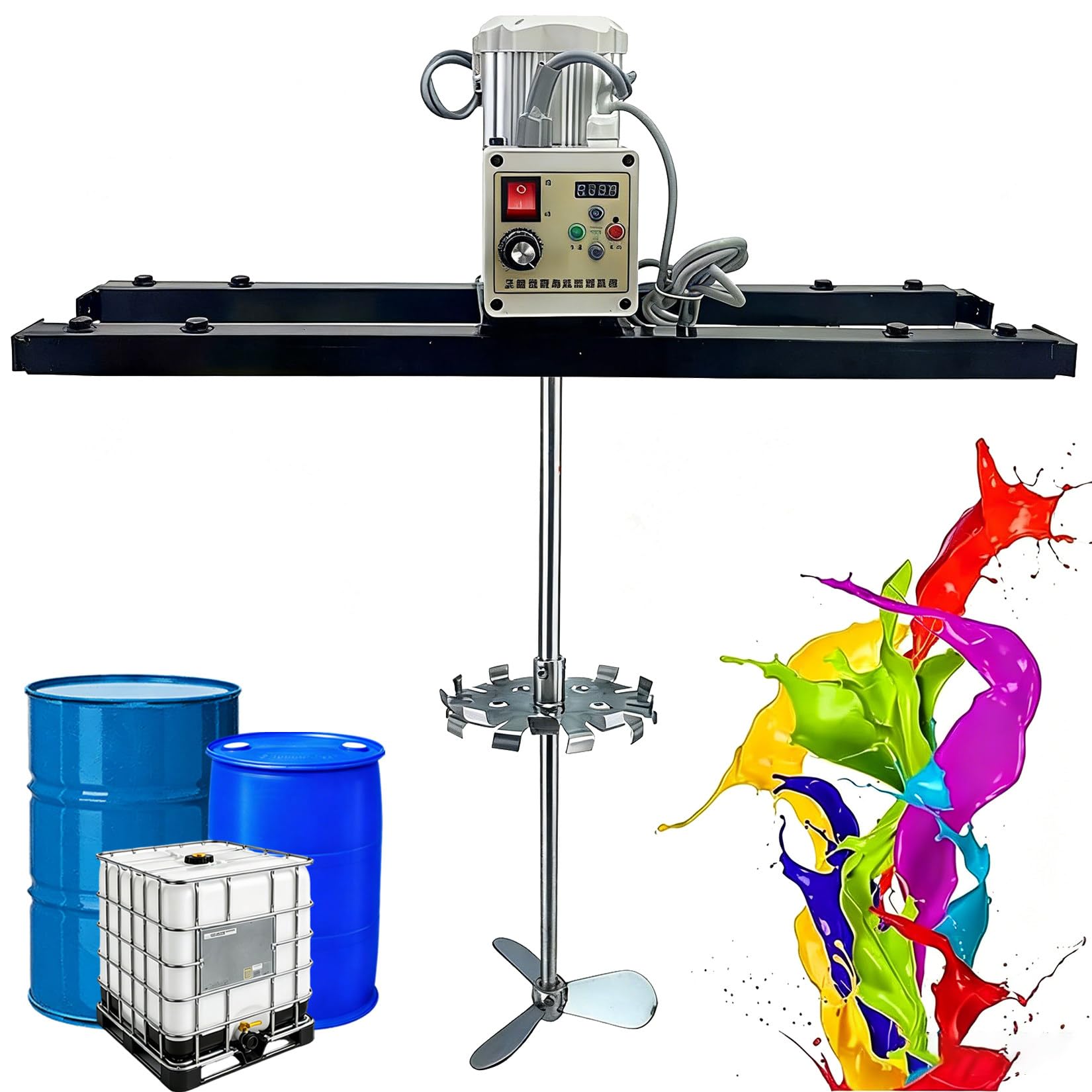 GerCxxly IBC Tote Mixer Agitator,2100W Electric Paint Mixer D