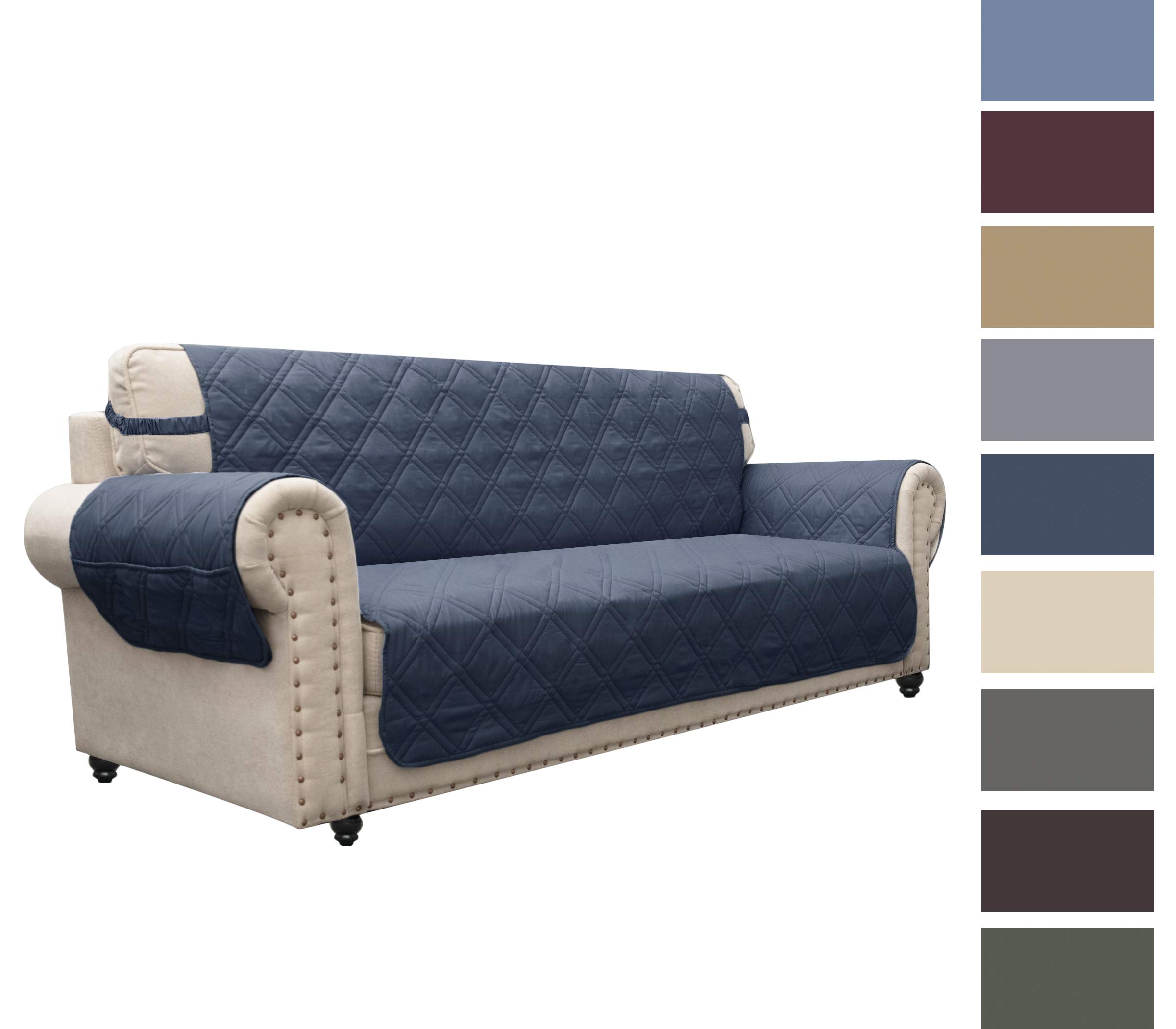 paw print sofa cover