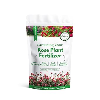 Gardening Zone Rose Fertilizer for Plants | Plant Food for Heavy Flowering & Rapid Growth | Powerful Rose Booster | Ideal for Home Garden, Balcony & Outdoor Plants | 400g Granules