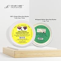 Vista 2 de Manteca de karité blanca 100% pura, 1 onza sin refinar y cruda hidratante natural para piel, cabello y labios, manteca de karité africana rica