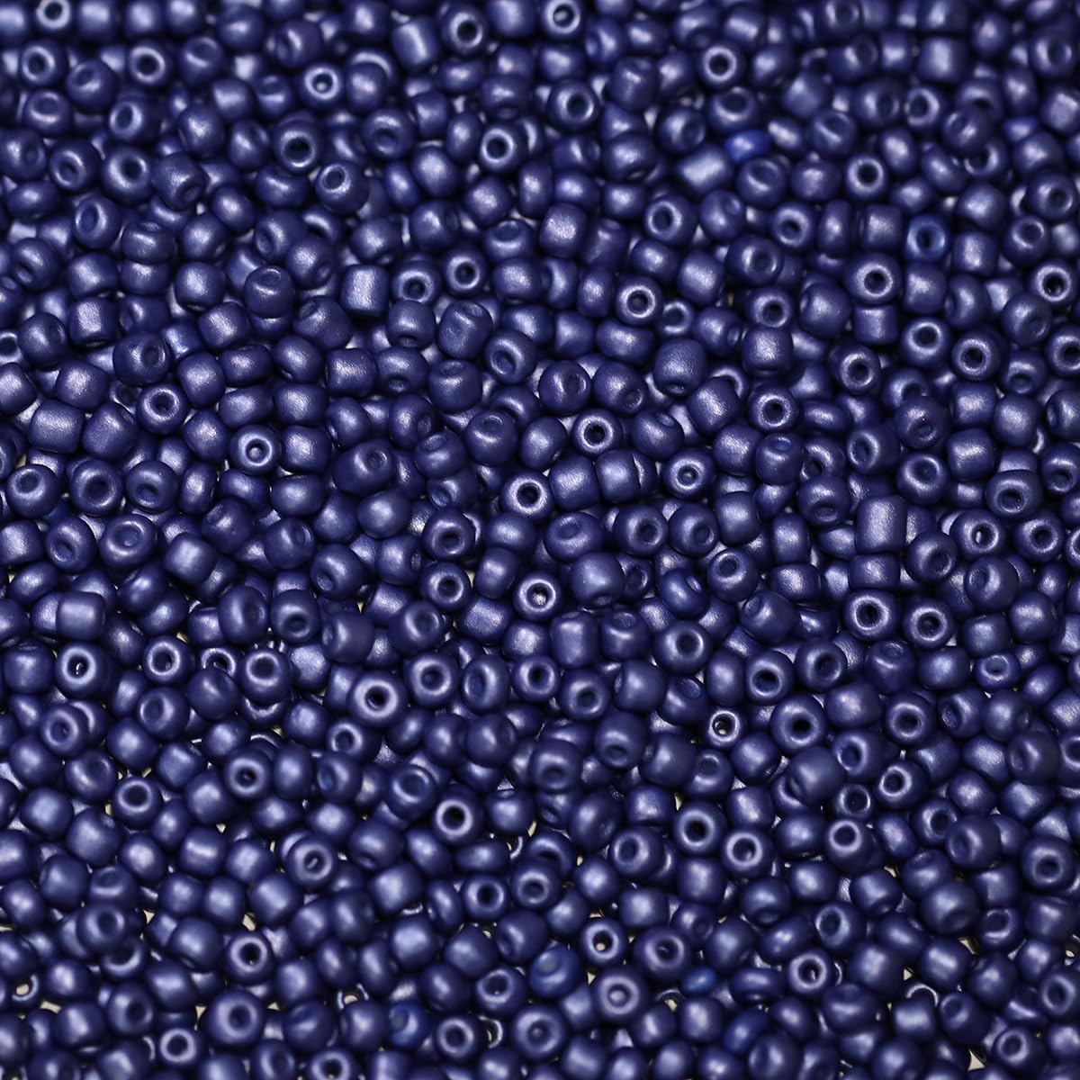 3mm Dark Blue Color Seed Beads 100grams about 3500pcs Size 8/0 Small Seed Beads for Making Necklace Bracelet Earring Jewelry