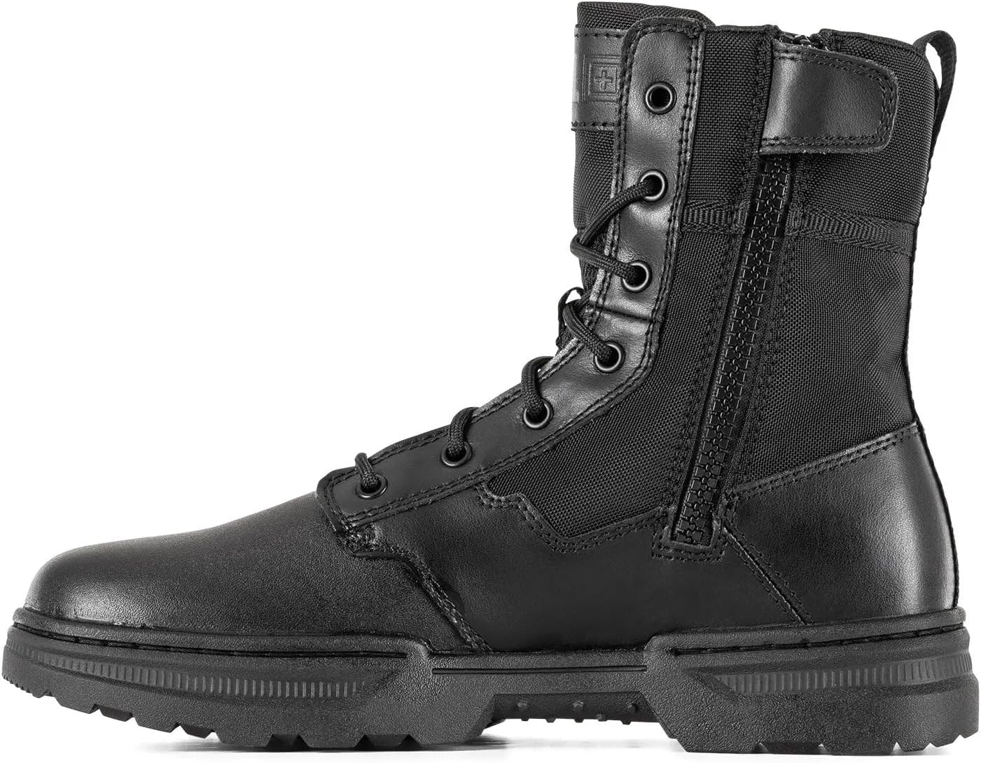 5.11 Tactical Men's Speed 4.0 8" Side Zip Boot – Slip-Resistant, Heat-Deflecting, Cushioned Comfort, Style 12454ABR, Black, 11 Medium - Image 3