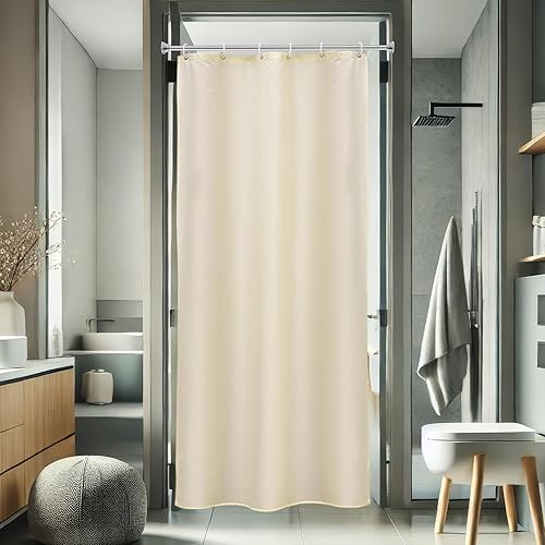 Miniatura 21 de AooHome - Forro para cortina de ducha, Tela, Gris claro Gris claro,Azul,Chocolate,Gris Oscuro,Azul marino,Beige Sólido,Blanco