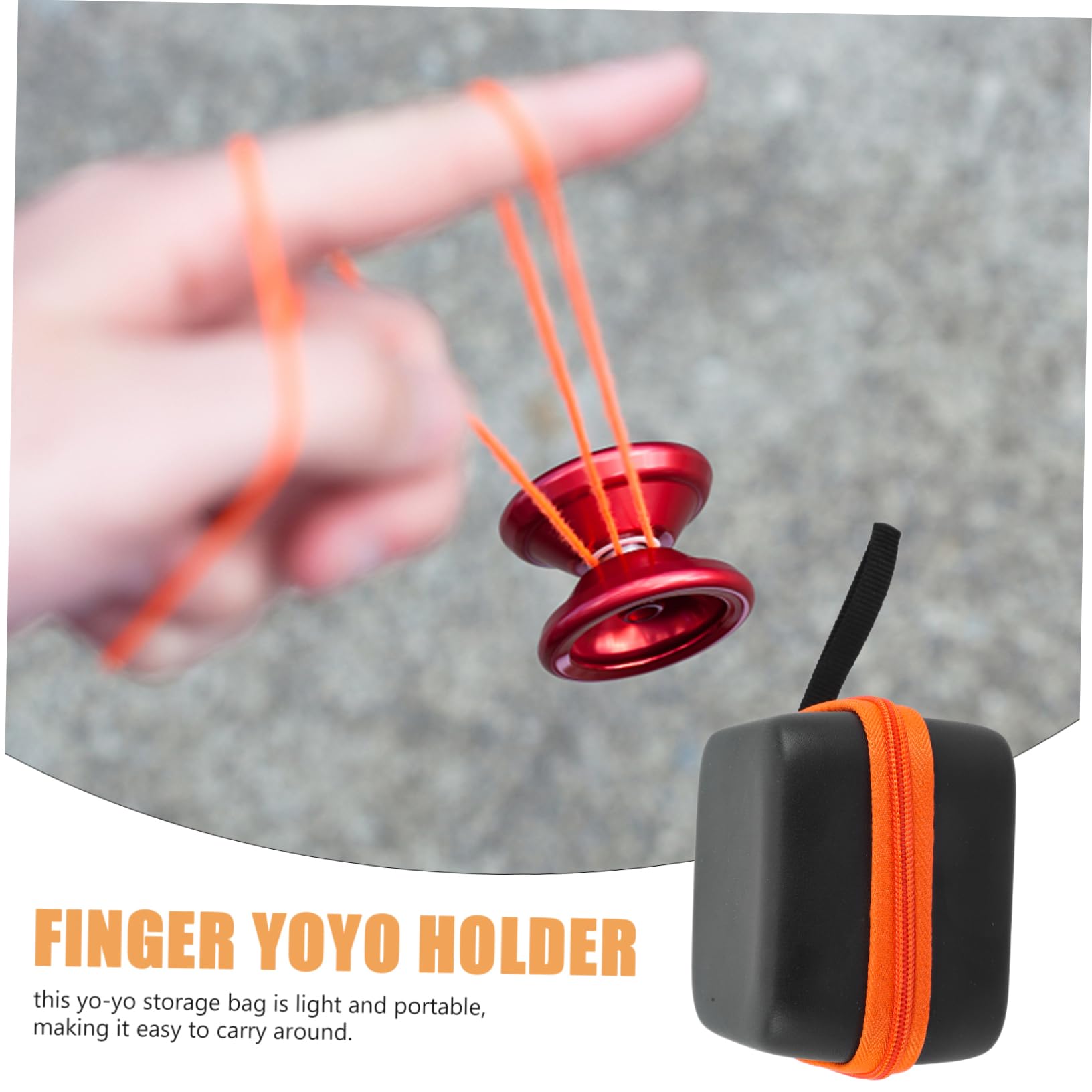 TOYANDONA 3pezzi Borsa Porta Yo-Yo Compatta e Leggera con Cerniera Accessorio Pratico per La Conservazione dei Giocattoli per Viaggi e attività all Aperto