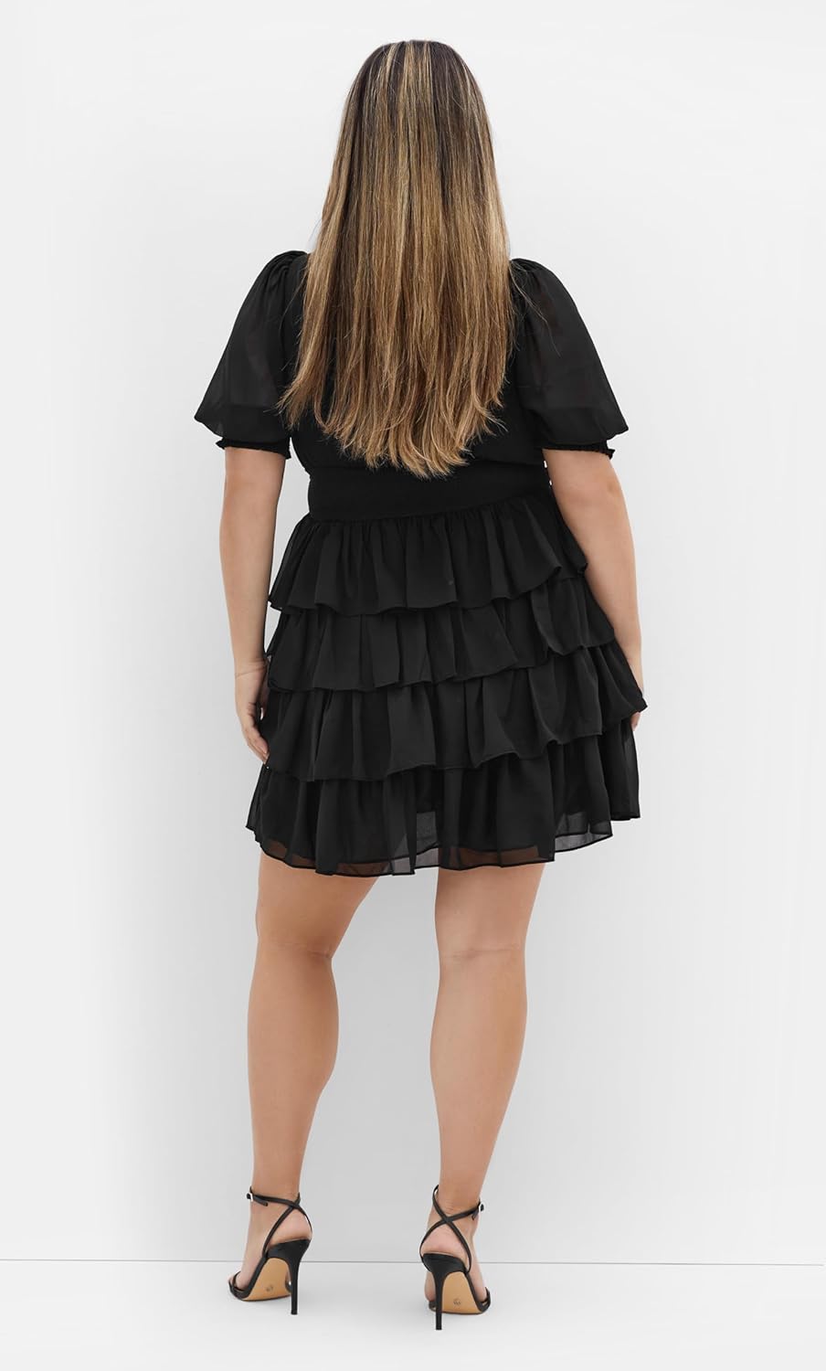 City Chic Women's Plus Size Dress - Kailey Short Sleeve Ruffle - Image 3