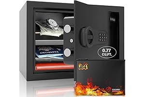 &lt;0.77 cu.ft.&gt; Waterproof Fireproof Safe for Home
